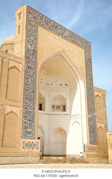 Mosque, built at command of Abdullah Chan II, 1560-63, Chor Bakr, Bukhara, Uzbekistan