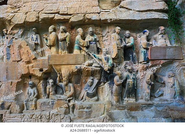 China, Chongqin province, Dazu Buddhist Caves (W. H. )