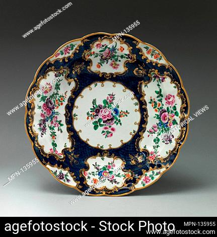 Dish (one of a pair). Factory: Worcester; Date: ca. 1770-75; Culture: British, Worcester; Medium: Soft-paste porcelain; Dimensions: 1 7/8 x 9 3/4 in