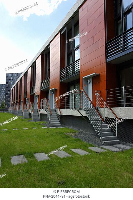 Modern housing, Breda, the Netherlands
