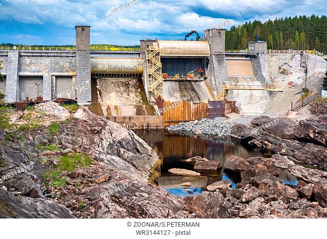 Dam in Imatra, Finland