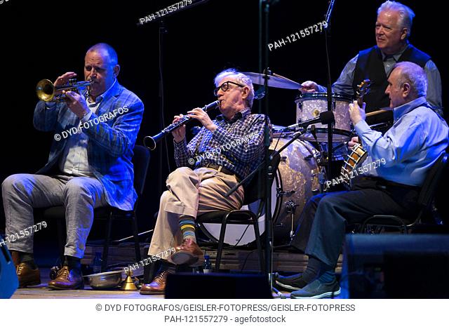 Woody Allen & The Eddy Davis New Orleans Jazz Band live at the Real Jardín Botánico Alfonso XIII. Madrid, 20.06.2019 | usage worldwide