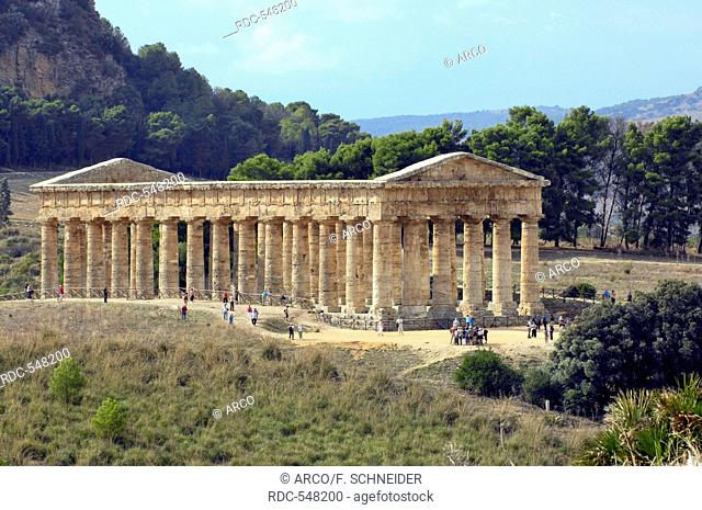 Temple Segesta antica, Sicily, Italy, Europe