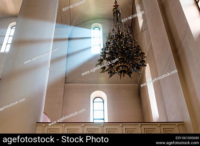 Beam of light in the orthodox Church