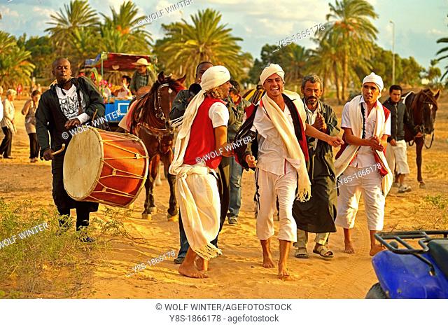 Traditional Wedding at Al Kantara, Island of Djerba, Tunisia