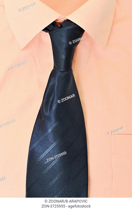 business fashion isolated new necktieon white background