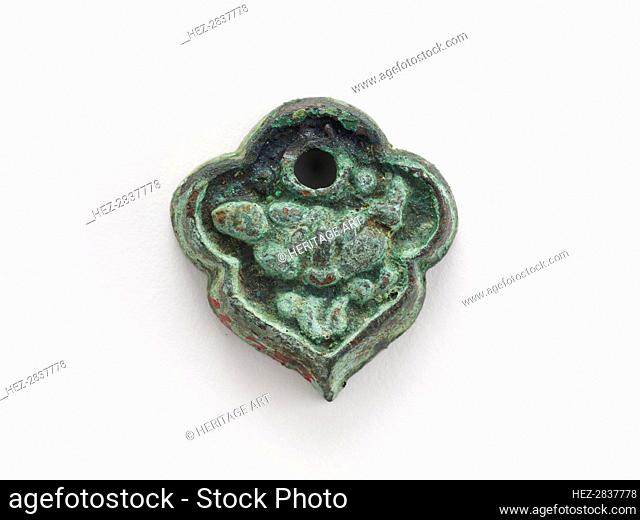 Ornament (one of a group of five), Goryeo period, 12th-13th century. Creator: Unknown