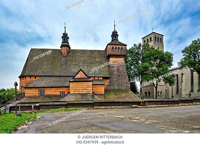 Church of the Assumption of Holy Mary and St. Michael's Archangel, Haczow, Poland - Haczow, Poland, 23/06/2015