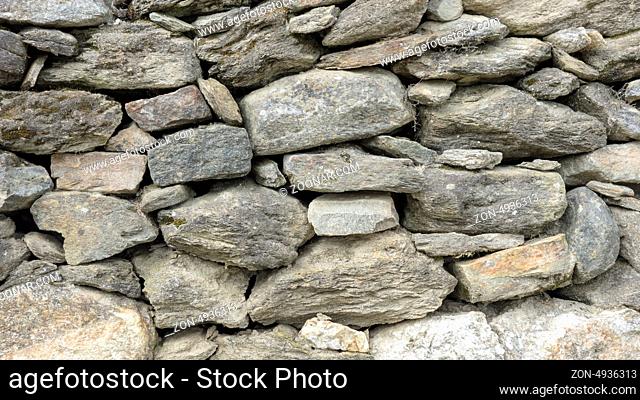 Texture of old stones wall