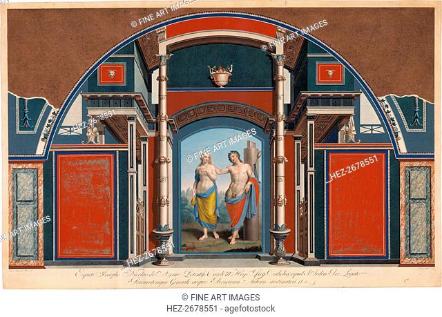 Sheet from a series on the wall decorations of the Villa Negroni in Rome. Plate VII: Bacchus and Ari