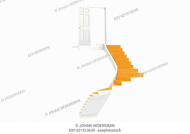 Stairs up to Copy-Space