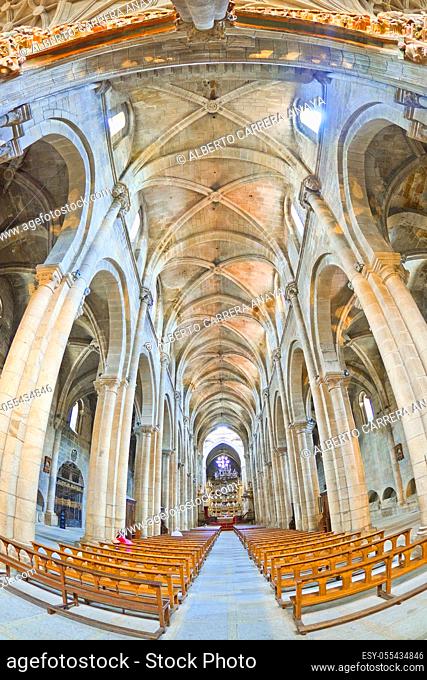 Orense Cathedral, 13th Century Romanesque-Gothic Style, Good of Cultural Interest, Historic-Artistic Monument, Orense, Galicia, Spain, Europe