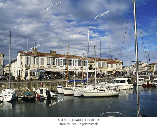 harbour, Saint-Martin-de-Re, Ile-de-Re, Charente-Maritime Department, Nouvelle Aquitaine, France