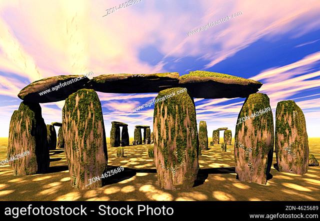 Stonehenge sanctuary near Amesbury in England