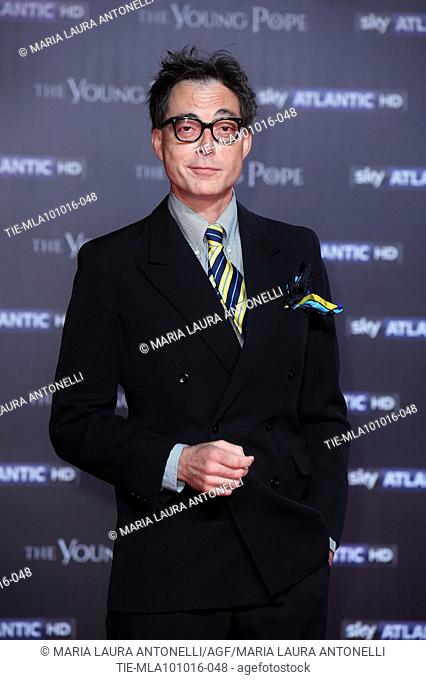 Maurizio Lombardi during the Premiere of the film The young Pope, Rome, ITALY-10-10-2016