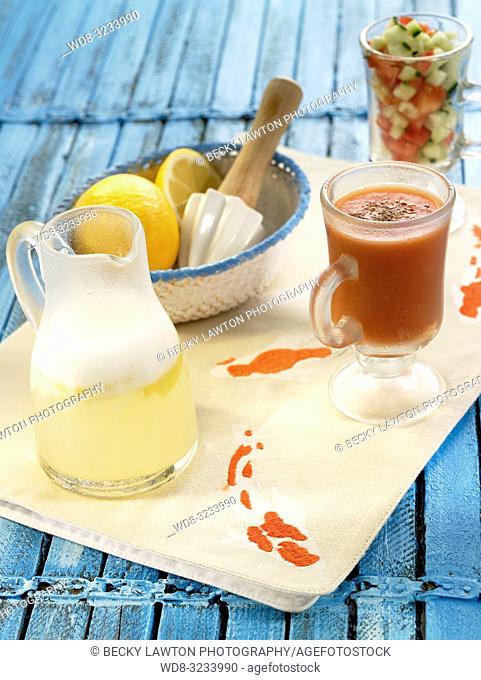 limonada y gazpacho