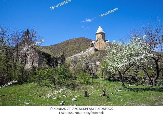 Medieval Ananuri Castle over Aragvi River in Georgia