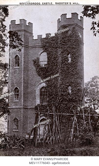 Severndroog Castle, Oxleas Wood, Shooter's Hill, SE London, a folly dating back to the 18th century