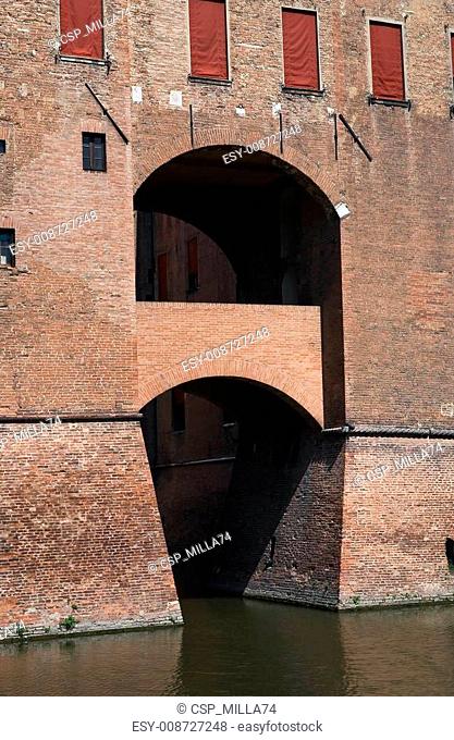 Estense Castle. Ferrara. Emilia-Romagna. Italy