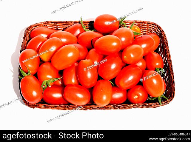 Pflaumentomate, Pflaumen-Buschtomate, Ravello, Tomate, Lycopersicon, esculentum