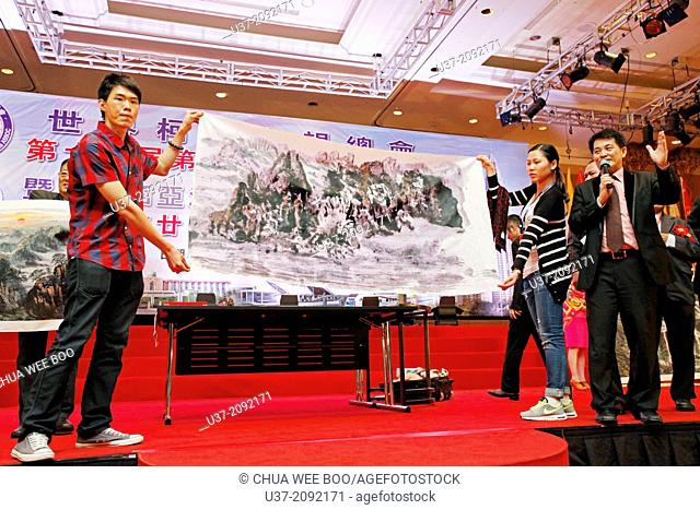 Painting for auctioning at Genting Highland Convention, Malaysia