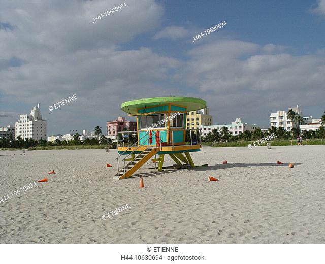 10630694, bathing, beach, holidays, Florida, spare time, Guard, small house, Life, Lifeguard, Miami Beach, lifeguard, rescue