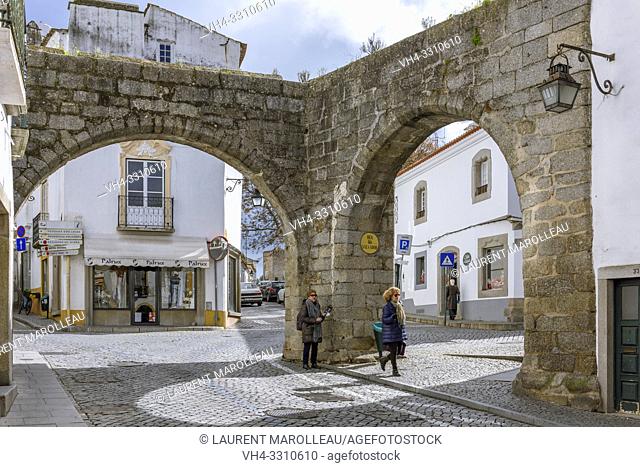 Travessa das Nunes in the Historic city of Evora, Alentejo Region, Portugal, Europe