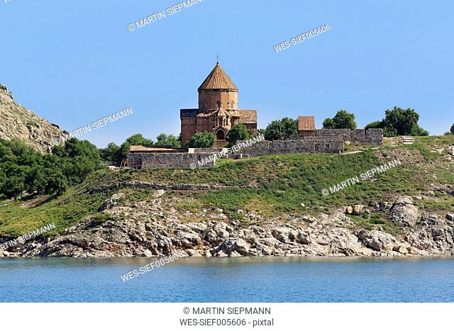 Turkey, Van Province, Akdamar Island, Van Lake, Akdamar Island, Church of the Holy Cross