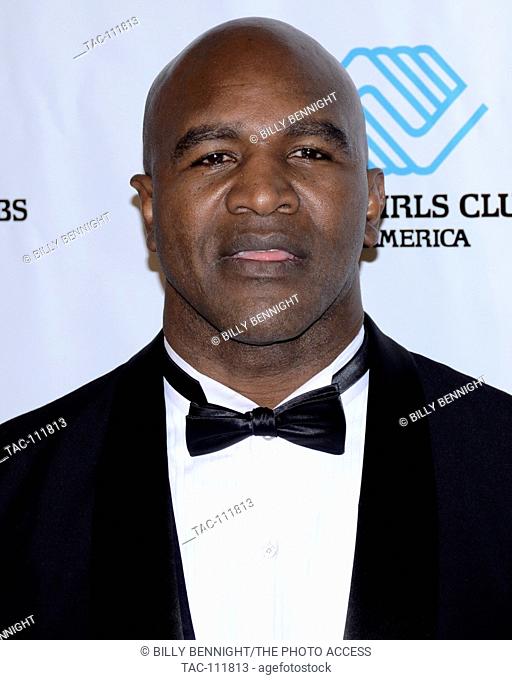 5 time World Heavyweight Boxing Champion Evander Holyfield arrives at the 2015 Boys and Girls Club Annual Great Futures Gala at the Beverly Hilton Hotel in...