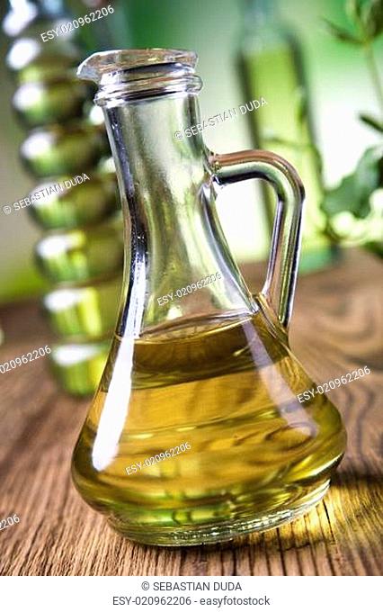 Carafe with olive oil