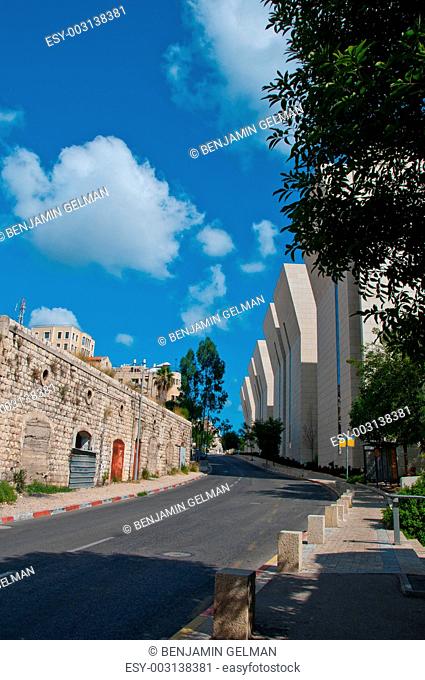 The streets of Haifa