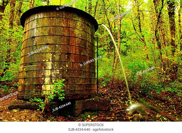 Water tank on the Elowah Falls trail