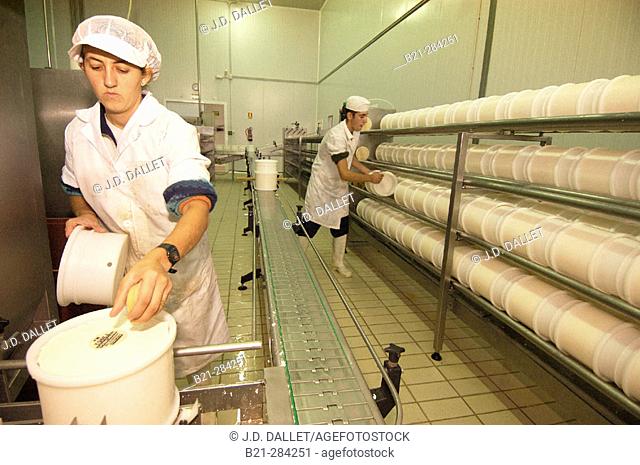 Manchego cheese factory La Caseta. La Solana. Ciudad Real. Spain