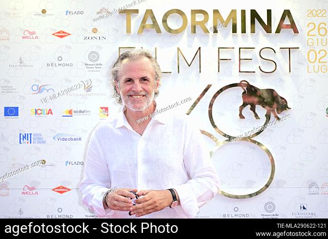 Actor  Fabrizio Ferracane during In Famiglia red carpet. 68th Taormina Film Fest. Taormina, Sicily, Italy 29/06/2022
