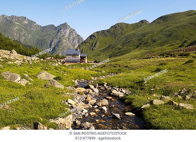 France, Pyrenees mounts, Pyrenees-Atlantic department, Ossau valley
