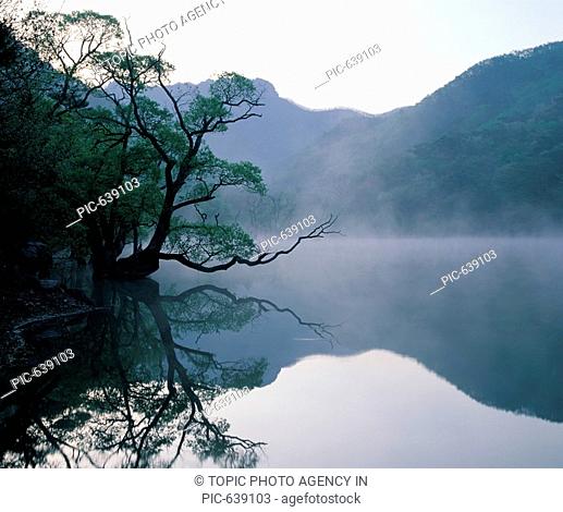 Jusanji Lake, Mt. Juwangsan National Park, Chongsong-gun, Gyeongbuk, Korea