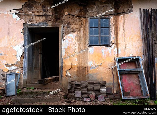 Old abandoned building in Poltar region, Slovakia