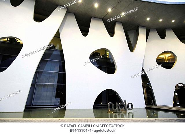 Fira de Barcelona trade fair ground, Gran Via venue designed by architect Toyo Ito, L'Hospitalet de Llobregat, Barcelona, Catalonia, Spain