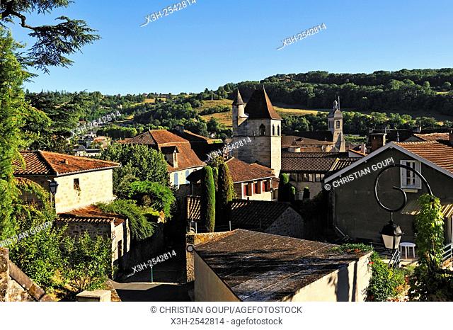 city of Figeac, Lot department, region of Midi-Pyrenees, southwest of France, Europe