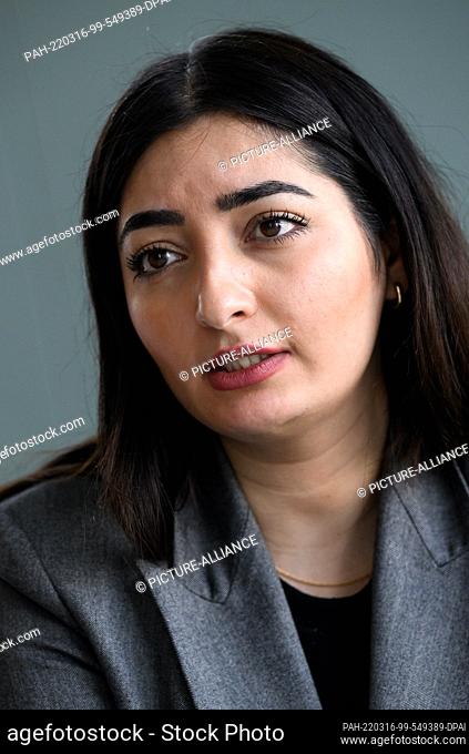 16 March 2022, Berlin: Reem Alabali-Radovan (SPD), Minister of State and Federal Government Commissioner for Migration, Refugees and Integration