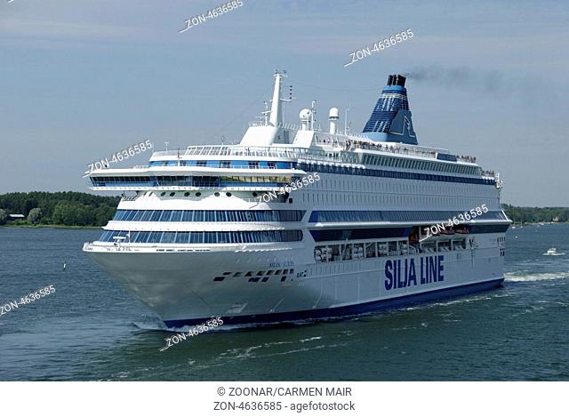 MS Silja Europa, Mariehamn, Aaland, Finnland