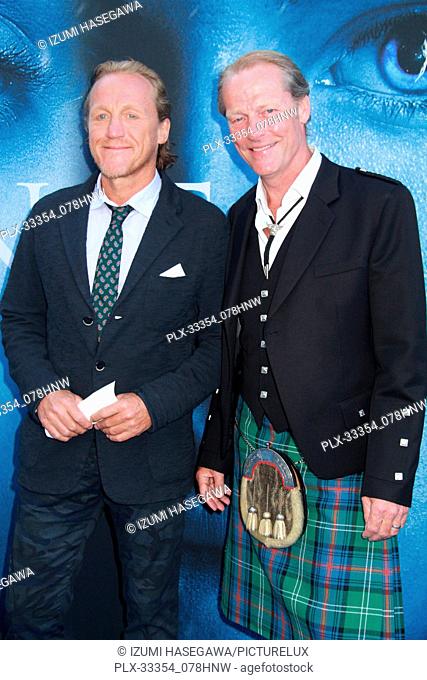 Jerome Flynn, Iain Glen  07/12/2017 ""Game of Thrones"" Season 7 Premiere held at The Music Center's Walt Disney Concert Hall in Los Angeles