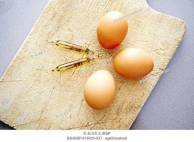 Eggs and vitamin D supplements