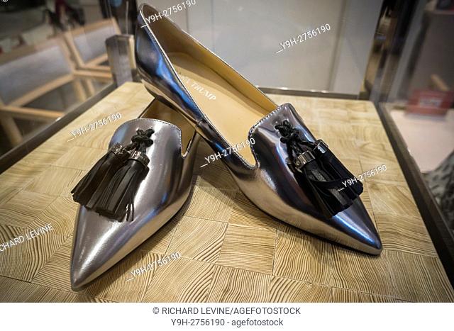 Ivanka Trump designer shoes in Macy's Herald Square in New York. Shoppers are reported to be boycotting the Ivanka Trump Collection because of her continued...