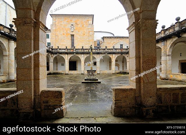 Cloister of the Cathedral of Mondoñedo. Lugo province. Galicia. Spain