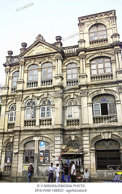 Old building ; Javji dadaji street ; Tardeo ; Grant Road ; Bombay Mumbai ; Maharashtra ; India