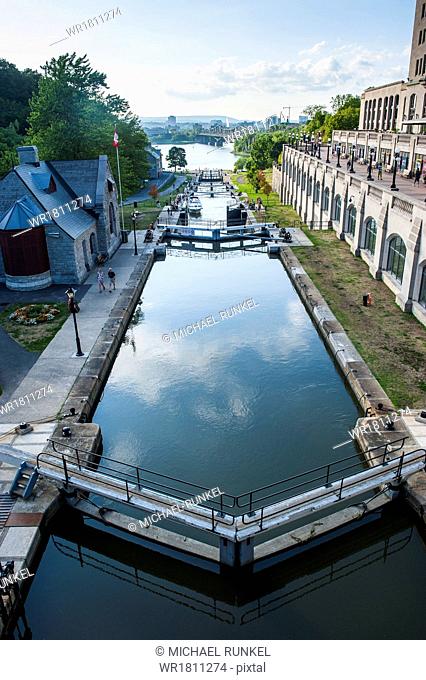 Rideau Canal, Ottawa, Ontario, Canada, North America