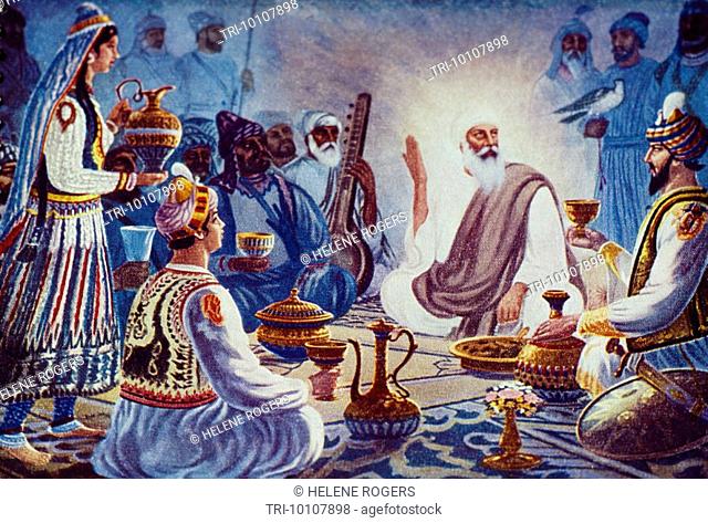 Sikh Stories Guru Nanak In The Camp Of Babar