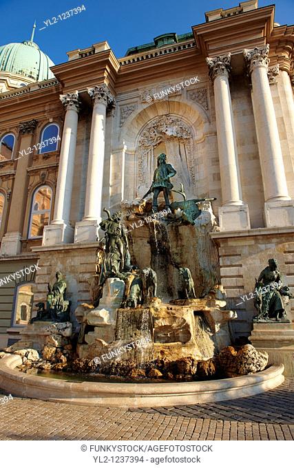Matthias Fountain, Buda Castle, Budapest, Hungary