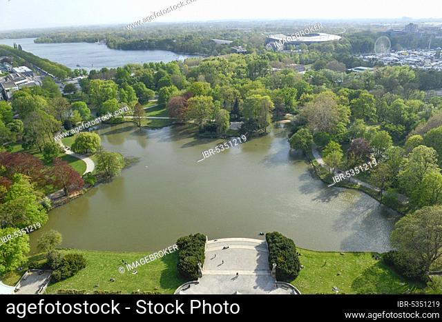 Maschteich and Maschsee, Hanover, Lower Saxony, Germany, Europe